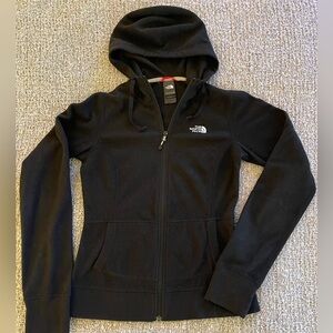 North face hooded zip up